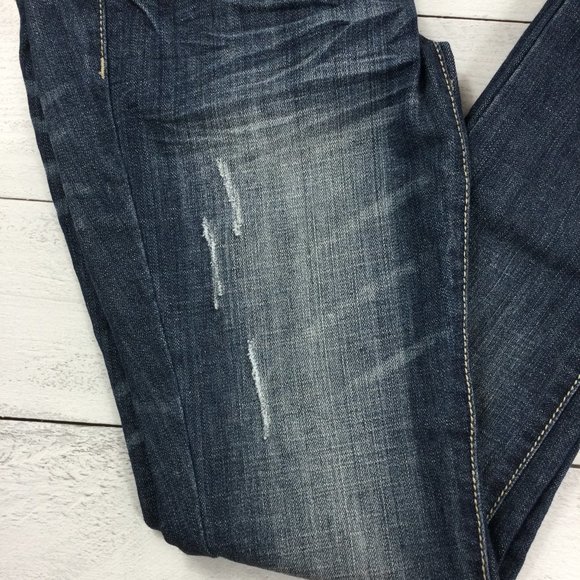 Hot Kiss Skinny Lily, White Lace Details, Size 5 - Picture 3 of 13